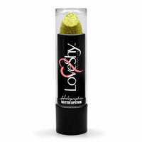 LoveShy GLITTER Lipstick Gold Holographic fancy glitter Lips makeup