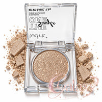 Technic The Single One Eyeshadow High Pigment Blendable Single Eye Shadow Pans 24CT Sparkle - champagne gold Eyes eyeshadow makeup