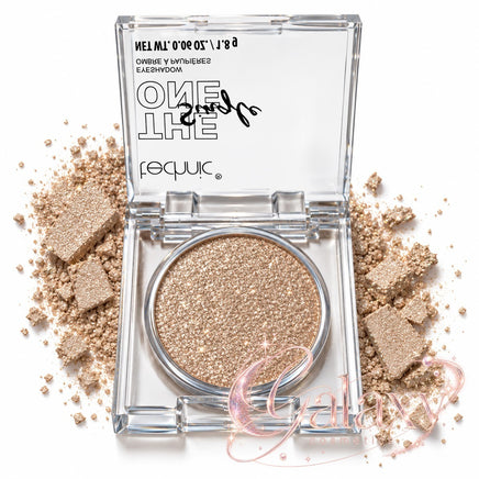 Technic The Single One Eyeshadow High Pigment Blendable Single Eye Shadow Pans 24CT Sparkle - champagne gold Eyes eyeshadow makeup