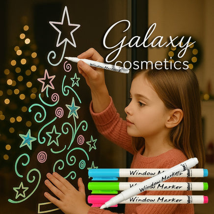 4x Window Markers Liquid Chalk Pen Draw on Glass Default Title Christmas seasonal