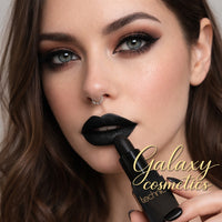 Technic Gothica Matte Black Velvet Lipstick Vegan Bold Gothic Makeup
