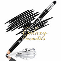 Technic Soft Eyeliner Pencil BLACK with Sharpener & Smudger for Smokey Eyes
