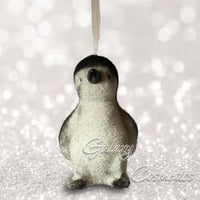 Festive Penguin Christmas Tree Hanging Decoration Cute Flocked Ornament Christmas seasonal