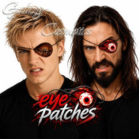 8x Zombie Eye Patches