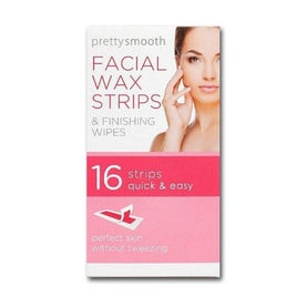 Face Facts Pretty Smooth Facial Wax Strips & Finishing Wipes Set galaxy hair removal skin