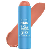 Rimmel Kind & Free Tinted Multi Stick 5g Vegan Lip & Cheek Cream Blush 002 Peachy Cheeks blush Face Lips makeup