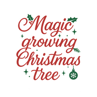 Magic Growing Christmas Tree & Decor Grow Crystals Stocking Filler Science Gift Christmas seasonal