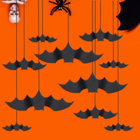 Hanging Bat Paper Decoration 10 Pack