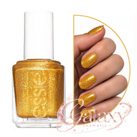 Essie Nail Polish Salon quality formula, 13.5ml 665 Caught on Tape - gold glitter Makeup NAILS
