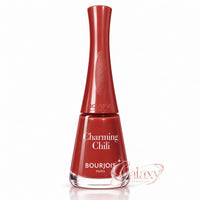 BOURJOIS 1 Second Quick Dry Long Lasting Nail Polish 9ml 49 Charming Chili - red makeup Nails