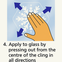 Christmas Baubles & Snowflakes Window Glass Stickers Clings Reusable Decoration Christmas seasonal