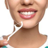 100 Dental Floss Picks Tooth Sticks Oral Tool for Healthy Teeth & Gums health tiny tooth floss