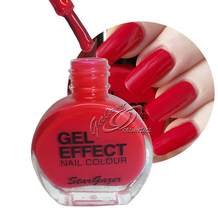 Gel Effect Extra Glossy Nail Polish Play - light red makeup Nails
