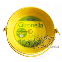 2x Citronella Fragranced Metal Bucket Candle Jar Outdoor Garden Insect Deterrent candles Candles & Home Fragrance citronella galaxy other citronella
