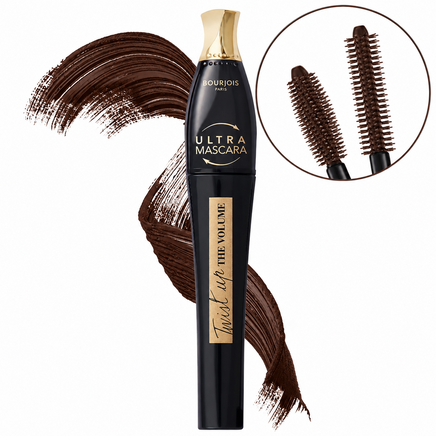 Bourjois Twist Up The Volume Mascara 002 Ultra Brown 8ml 2-in-1 Brush Default Title Eyes makeup mascara