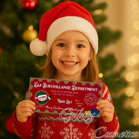 Christmas Santa's Nice List Certificate Card Scratch & Reveal Elf Report Christmas seasonal