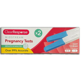 Clear Response Pregnancy Tests 2 Pack Over 99% Accurate health tiny