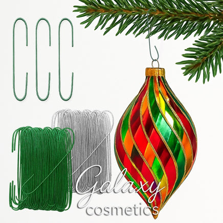 Christmas Tree Bauble Hooks Strong Metal Ornament Decoration Hangers Pack of 200 Christmas seasonal