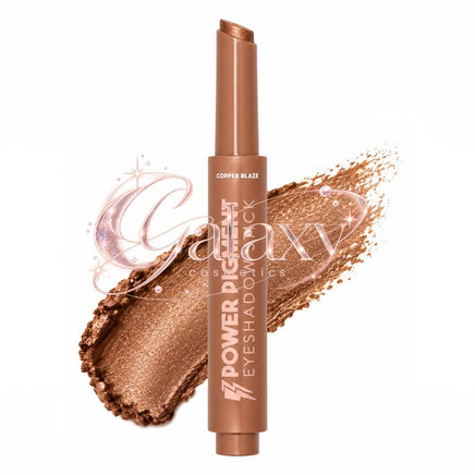 Sunkissed Cosmetics Power Pigment Shimmer Eyeshadow Stick Copper Blaze Eyes eyeshadow makeup