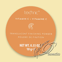 Technic Translucent Finishing Setting Loose Face Powder with Vitamin C Face makeup powder