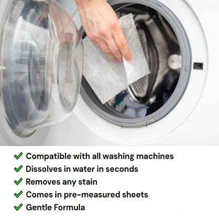 2x 20 Swirl Laundry Detergent Sheets Non Bio 40 WASHES for Home or Travel home tiny