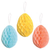 Large 25cm Honeycomb Paper Easter Egg Hanging Decoration Easter seasonal tiny
