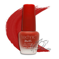 Technic Matte Finish Nail Polish Cat Fight - Red Best selling products (DO NOT DELETE) galaxy Nail Polish Nails OrderlyEmails - Recommended Products