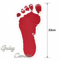 Bloody Footprints & Splatters Floor Stickers