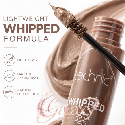 Technic Whipped Brow Mousse Tinted Eyebrow Gel Mascara Fluffy Brows brows Eyes makeup
