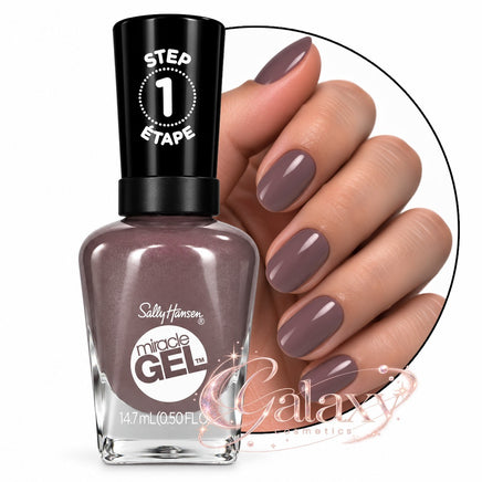 Sally Hansen Miracle Gel Nail Polish 14.7ml 202 Saddle Up - taupe makeup Nails