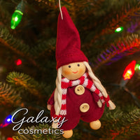 Gnome Girl Christmas Tree Hanging Ornament by Sass & Belle