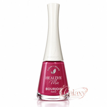 Bourjois Healthy Mix Nail Polish Quick-drying, Vegan Formula, 9ml 250 Berry Cute - hot pink makeup Nails