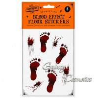 Bloody Footprints & Splatters Floor Stickers