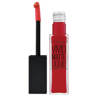 Maybelline Vivid Matte Lipstick Liquid Lip Colour Rebel Red 35 Lips makeup