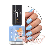 Rimmel Super Gel Disney Princess Nail Polish Cinderella - blue makeup Nails