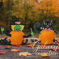 Wooden Pumpkin Decoration Set Easy and Quick Poke In Kit