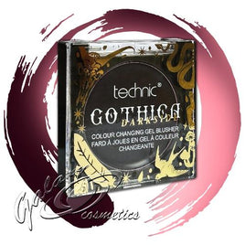 Technic Gothica pH Colour Changing Gel Blush - from Black to Pink blush face galaxy makeup