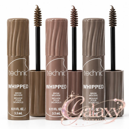 Technic Whipped Brow Mousse Tinted Eyebrow Gel Mascara Fluffy Brows brows Eyes makeup