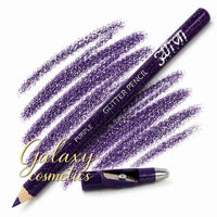 Saffron Glitter Eyeliner Pencil Soft Sparkle Makeup Eye Lip Pencil & Sharpener