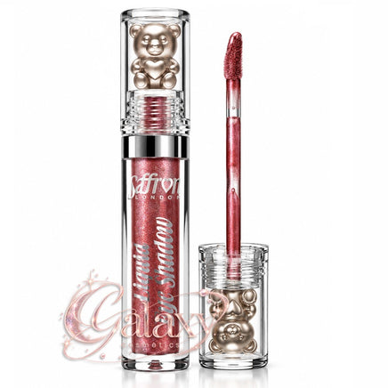 Saffron Liquid Eyeshadow Shimmer Glow, Long Lasting, Non Sticky B02 - rose Eyes eyeshadow makeup