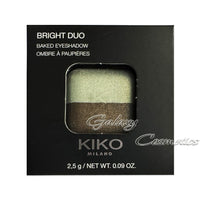 Kiko Milano Duo Baked Eyeshadow 04  Golden Green