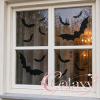 Bat Window Stickers, Self Adhesive