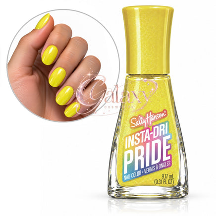 SALLY HANSEN Insta-Dri Quick Drying Nail Polish 9.17ml 771 Free To Bee - yellow glitter makeup Nails