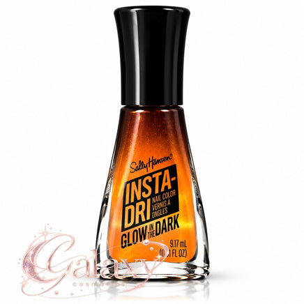Sally Hansen Insta Dri Glow In The Dark Nail Polish - 732 Ahead of the carve halloween makeup Nails seasonal