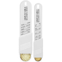 Prima Adjustable Sliding Measuring Spoon Set, Baking Scoops with scale home tiny