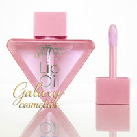 Saffron Lip Oil High Shine Moisturizing Clear Lip Gloss Treatment Mineral Oil Pink Lips makeup