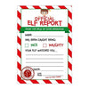 Christmas Elf Report Cards: Naughty or Nice Kids Letter, Pack of 25 Christmas seasonal tiny
