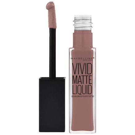 Maybelline Vivid Matte Lipstick Liquid Lip Colour Grey Envy 02 Lips makeup