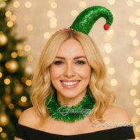 Sequin Elf Hat Headband Christmas Costume