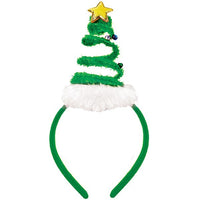 Springy Christmas Tree Headband Christmas fancy fancy dress seasonal